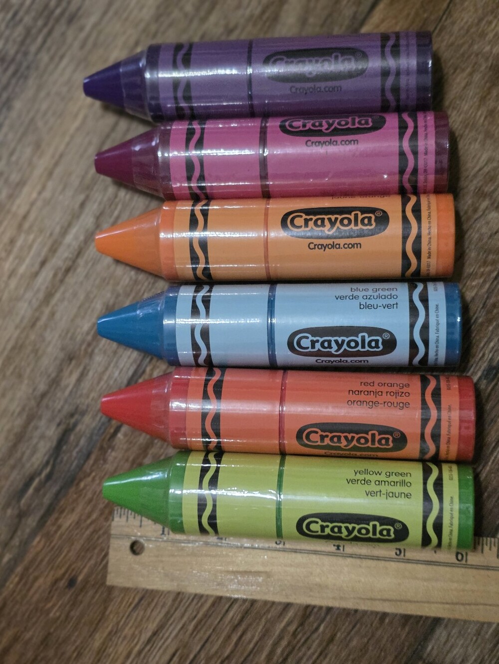 2023 WENDY'S Crayola Crayon 6 Piece NEW DEADSTOCK Set Sealed Rare Find Large